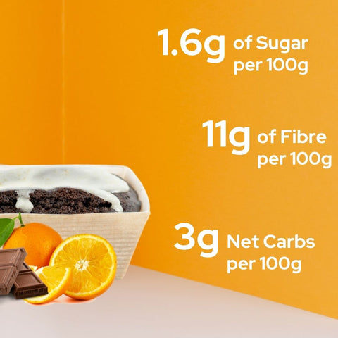 Chocolate Orange Keto Loaf - Sugar Free and Diabetic Friendly Nutritional Information