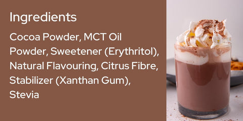 Ingredients For MCT Cocoa Plus