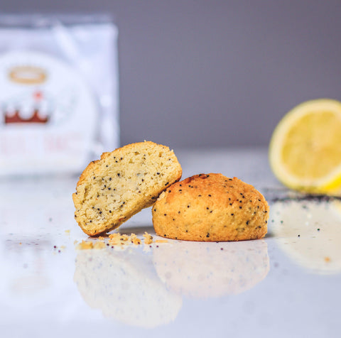 Lemon and Poppy Seed Keto Cake Bite